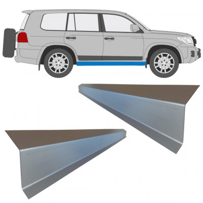 Panel de reparación del umbral interno para Toyota Land Cruiser V8 2007- / Izquierda = Derecha (simétrico) / Conjunto 10943