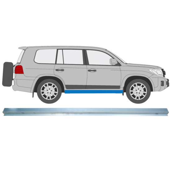 Panel de reparación del umbral para Toyota Land Cruiser V8 2007- / Izquierda = Derecha (simétrico) 10940