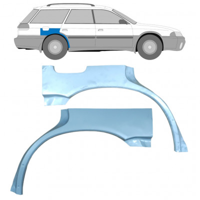 Panel de reparación guardabarros trasero para Subaru Legacy 1994-1999 / Izquierda+Derecha / Conjunto 9178