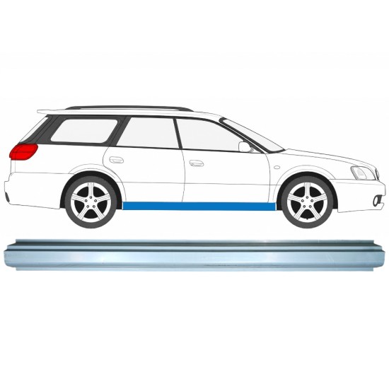 Panel de reparación del umbral para Subaru Legacy 1998-2004 / Izquierda = Derecha (simétrico) / COMBI / SEDAN 7018