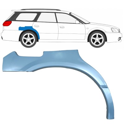 Panel de reparación guardabarros trasero para Subaru Legacy 1998-2004 / Derecho / COMBI / SEDAN 5612