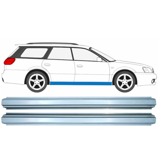 Panel de reparación del umbral para Subaru Legacy 1998-2004 / Izquierda+Derecha / COMBI / SEDAN / Conjunto 11336