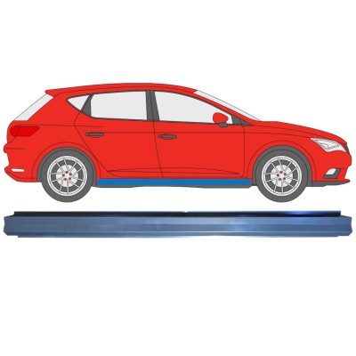 Panel de reparación del umbral interno para Seat Leon 2012-2020 / Izquierda = Derecha (simétrico) 16985