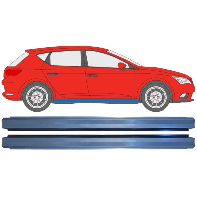 Panel de reparación del umbral interno para Seat Leon 2012-2020 / Izquierda+Derecha / Conjunto 16986