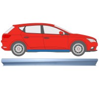 Panel de reparación umbral parte inferior para Seat Leon 2012-2020 / Derecho 16982