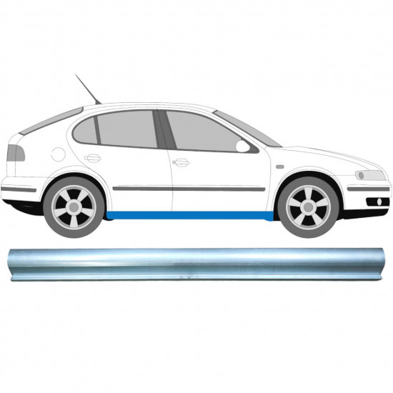 Panel de reparación del umbral para Seat Toledo Leon 1999-2006 / Izquierda = Derecha (simétrico) 5108