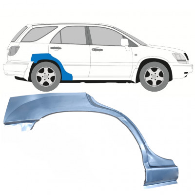 Panel de reparación guardabarros trasero para Lexus RX 300 1998-2003 / Derecho 8114