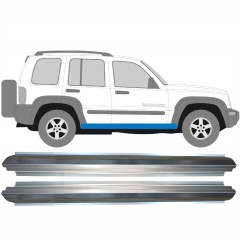 Panel de reparación del umbral para Jeep Liberty 2001-2008 / Izquierda+Derecha / Conjunto 11328