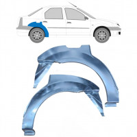 Panel de reparación guardabarros trasero para Dacia Logan 2004-2009 / Izquierda+Derecha / Conjunto 9632