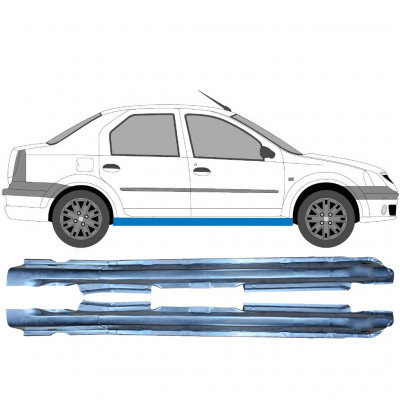 Umbral completo para Dacia Logan 2004-2009 / Izquierda+Derecha / Conjunto 6466