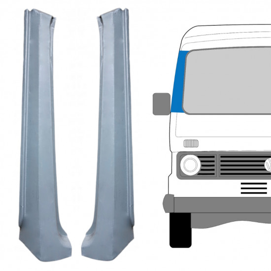 Panel de reparación marco del parabrisas para Volkswagen LT 1975-1996 / Conjunto 11657