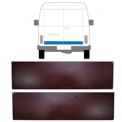 Panel de reparación puerta trasera para Volkswagen LT 1975-1996 / Izquierda = Derecha (simétrico) / Conjunto 9870