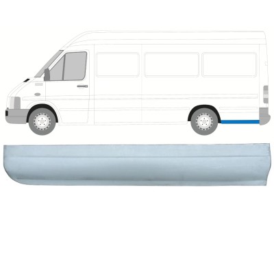 Panel de reparación guardabarros trasero parte inferior para Volkswagen LT 1996-2005 / Izquierda 13833