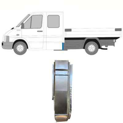Panel de reparación esquina trasera para Volkswagen LT 1996-2005 / Izquierda 16595