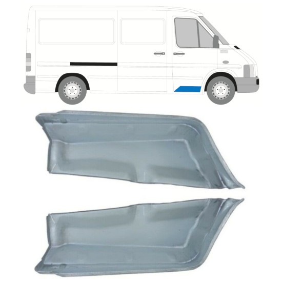 Panel de reparación escalón delantero para Volkswagen LT 1996-2005 / Izquierda+Derecha 16578