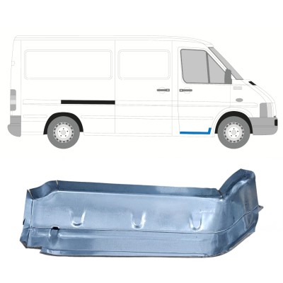 Panel de reparación escalón delantero para Volkswagen LT 1996-2005 / Derecho 16604