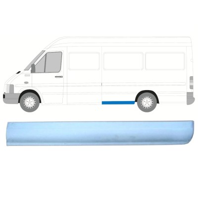 Panel de reparación guardabarros trasero parte inferior delantera para Volkswagen LT 1996-2005 / Izquierda 13831