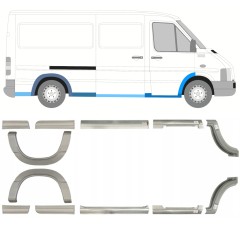 Panel de reparación conjunto para Volkswagen LT 1996-2005 / Izquierda+Derecha / 14388