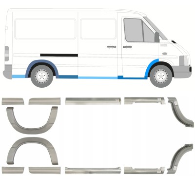 Panel de reparación conjunto para Volkswagen LT 1996-2005 / Izquierda+Derecha / 14388