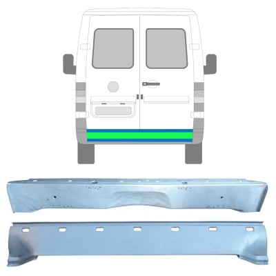 Panel de reparación trasero para Volkswagen LT 1996-2005 / Conjunto 14274