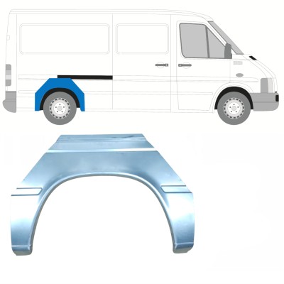 Panel de reparación guardabarros trasero para Volkswagen LT 1996-2005 / Izquierda = Derecha (simétrico) 16598