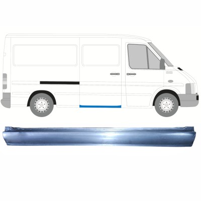 Panel de reparación del umbral de la puerta corredera para Volkswagen LT 1996-2005 / Izquierda = Derecha (simétrico) 16607
