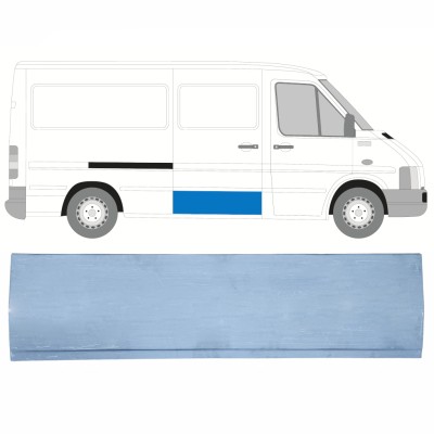 Panel de reparación puerta corredera externa para Volkswagen LT 1996-2005 / Izquierda 16597