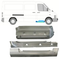 Panel de reparación del umbral interna + guardabarros + escalón delantero para Volkswagen LT 1996-2005 / Derecho 16571