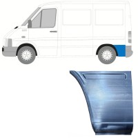 Panel de reparación guardabarros trasero parte inferior detrás de la rueda para Volkswagen LT 1996-2005 / Izquierda 13434