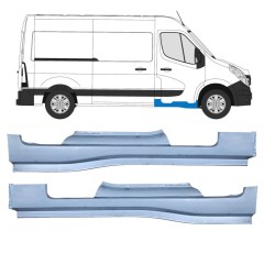 Panel de reparación del umbral puerta delantera para Nissan NV400 2010- / Izquierda+Derecha 15699