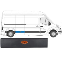 Moldura lateral con lámpara para Renault Master 2010- / Derecho / Conjunto 10548
