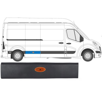 Moldura lateral con lámpara para Renault Master 2010- / Derecho / Conjunto 10548