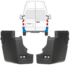 Esquina parachoques trasero para Renault Master 2010-2024 / Izquierda+Derecha / Conjunto 17238