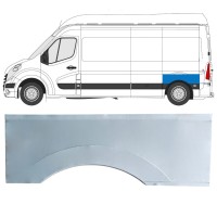Panel de reparación guardabarros trasero para Opel Movano 2010-2021 / Izquierda 16822