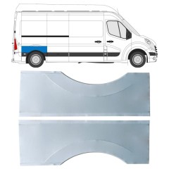 Panel de reparación guardabarros trasero para Nissan NV400 2010- / Izquierda+Derecha / Conjunto 16826
