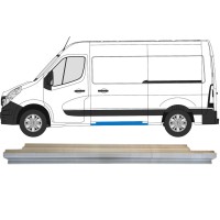 Panel de reparación del umbral de la puerta corredera para Renault Master 2010- / Izquierda 14915 Panel de reparación del umbral de la puerta corredera para Renault Master 2010- / Izquierda 14915