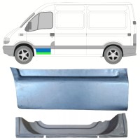 Panel de reparación puerta delantera interna + externa para Opel Movano 1998-2010 / Izquierda 16880
