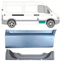 Panel de reparación puerta delantera interna + externa para Nissan Interstar 2002-2010 / Derecho 16879