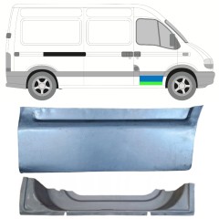 Panel de reparación puerta delantera interna + externa para Renault Master 1998-2010 / Derecho / Conjunto 16874