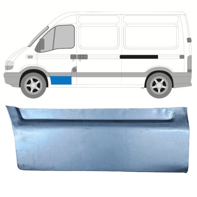 Panel de reparación puerta delantera para Renault Master 1998-2010 / Izquierda 16008