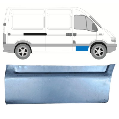 Panel de reparación puerta delantera para Renault Master 1998-2010 / Derecho 16007