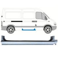Panel de reparación del umbral de la puerta corredera para Renault Master 1998-2010 / Derecho 14875