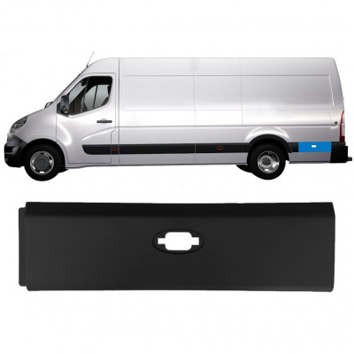 RENAULT MASTER 2010- MOLDURA LATERAL EXTRA LARGO / IZQUIERDA