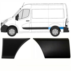 Conjunto de molduras para Renault Master 2010- / Izquierda / 8712