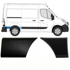 Conjunto de molduras para Renault Master 2010- / Derecho / 8711
