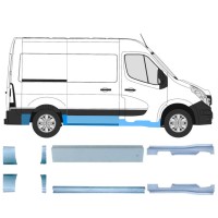 Panel de reparación conjunto para Renault Master 2010- / Izquierda+Derecha / 14925