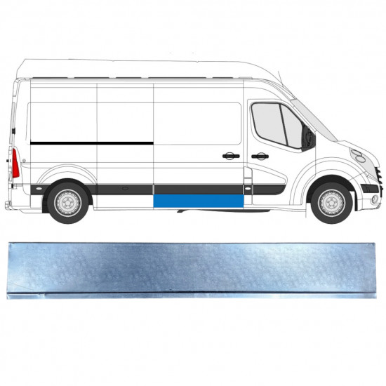 RENAULT MASTER 2010- PUERTAS CORREDERAS PANEL / DERECHA