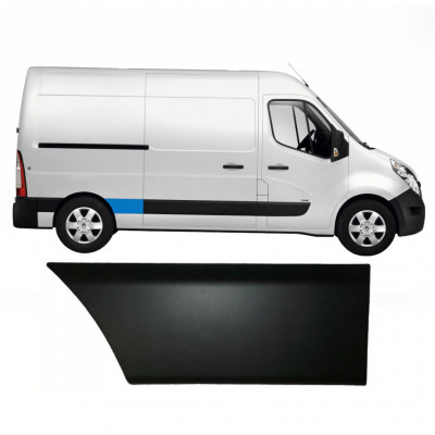 RENAULT MASTER 2010- CORTO TRASERO GUARDABARRO MOLDURA LATERAL / DERECHA