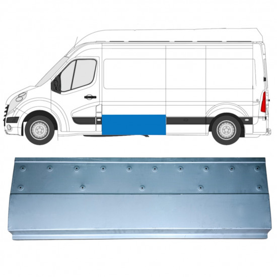 Panel de reparación lateral para Renault Master 2010- / Izquierda 12840