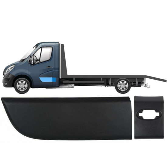 Molduras laterales para cabina simple conjunto para Renault Master 2010- / Izquierda /  10023